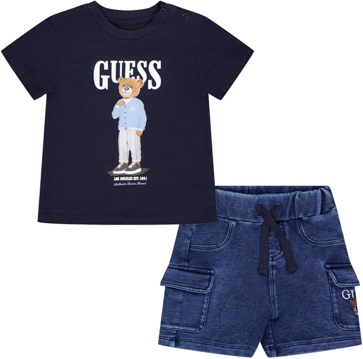 Guess Guess Baby Jongens Setje In Navy