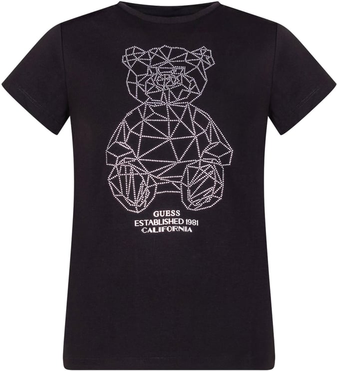 Guess T-shirt con Stampa Orso Geometrico