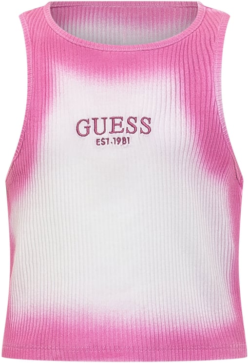Guess Canotta a Coste con Logo