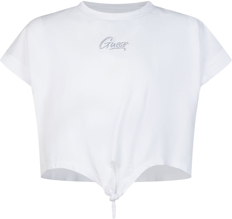 Guess T-shirt con Nodo e Logo