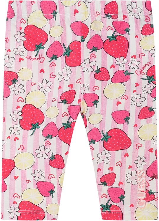 Guess Leggings Capri con Stampa Frutta