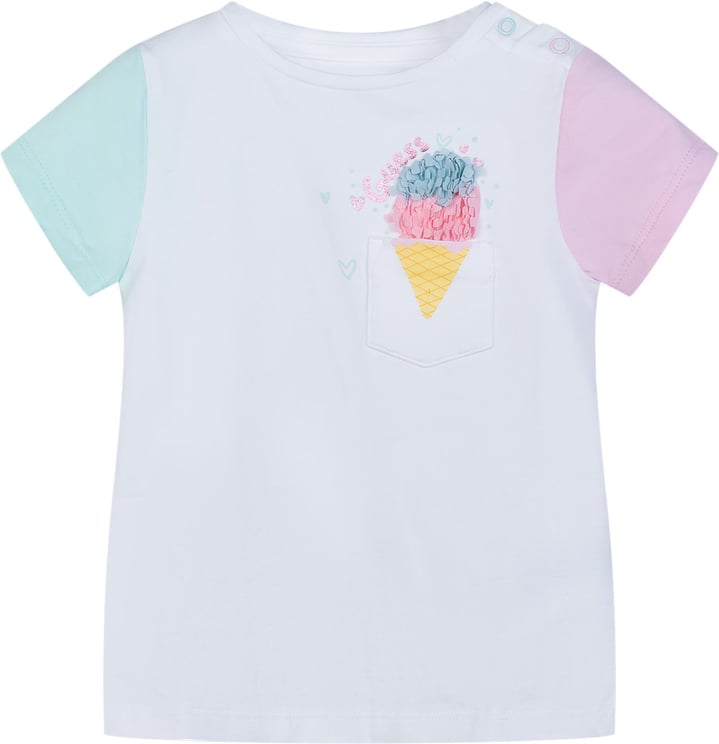 Guess T-shirt con Taschino e Stampa Gelato