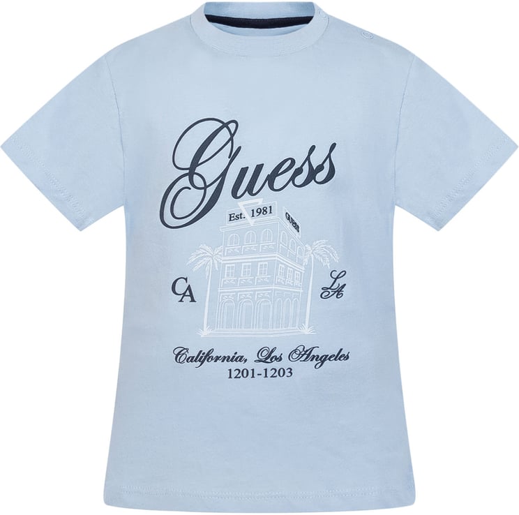 Guess T-shirt a Maniche Corte con Stampa Frontale