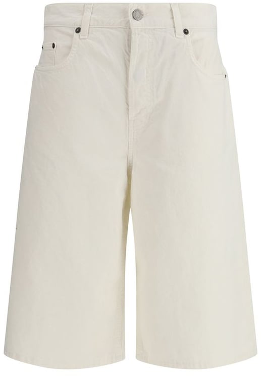Haikure Haikure White Cotton Bermuda Shorts