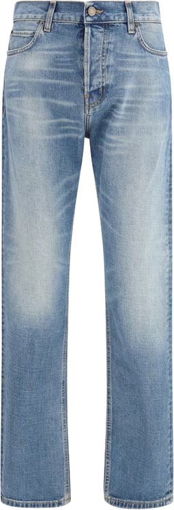 Haikure Haikure Blue Cotton Straight-Leg Jeans
