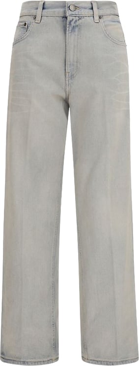 Haikure Relaxed Straight-Leg Denim Trousers with Worn-In Finish