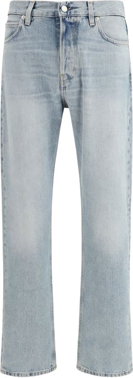 Haikure Haikure Blue Cotton Straight-Leg Jeans