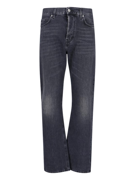 Haikure Black Blake Mid-Rise Straight Denim Jeans