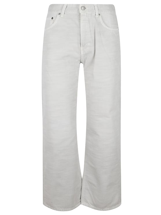 Haikure Wide-Leg White Pants
