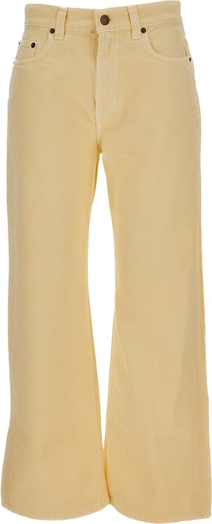Haikure Organic Cotton-Linen Wide-Leg Jeans