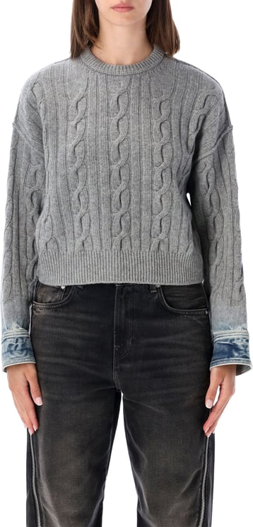Haikure Karine Knit Grey Pollock Light Blue