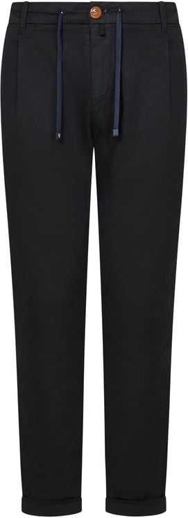 HANDPICKED Hand Picked Trousers Black
