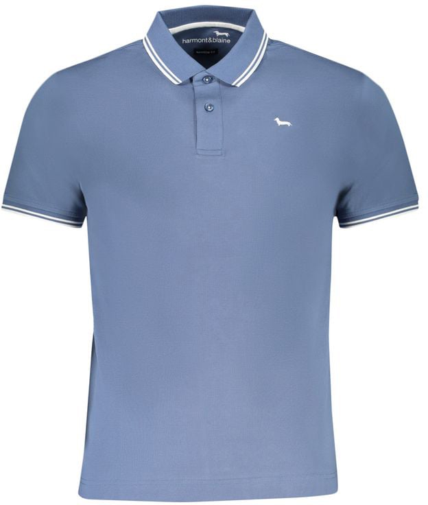 Harmont & Blaine Harmont & Blaine Blue Cotton Men's Polo Shirt