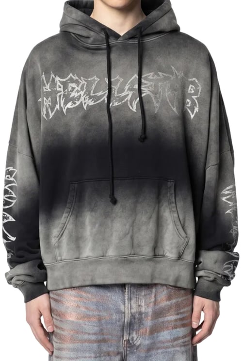 Hellstar STARS SHINE GRAFFITI HOODIE BLACK