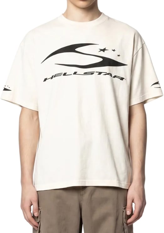 Hellstar H CURSIVE LOGO T-SHIRT WHITE