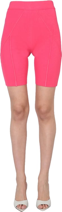 Helmut Lang High-Waisted Cyclist Bermuda Shorts