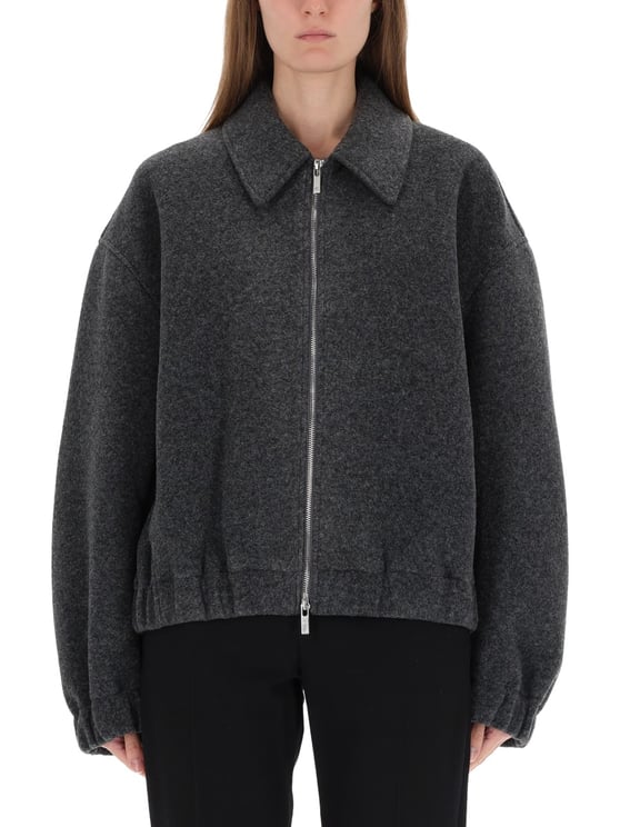 Helmut Lang Shell Boxy Oversized Bomber Jacket