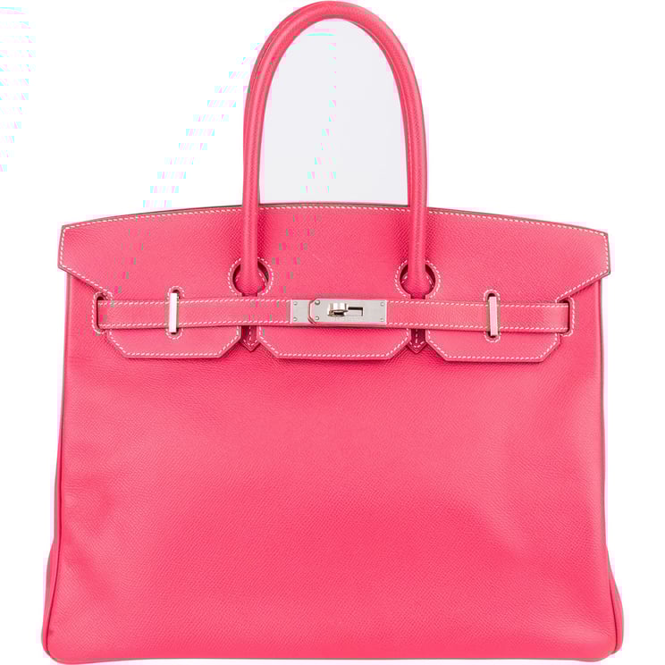 Hermès Hermès Pink Candy Epsom Leather Birkin 35 Handbag