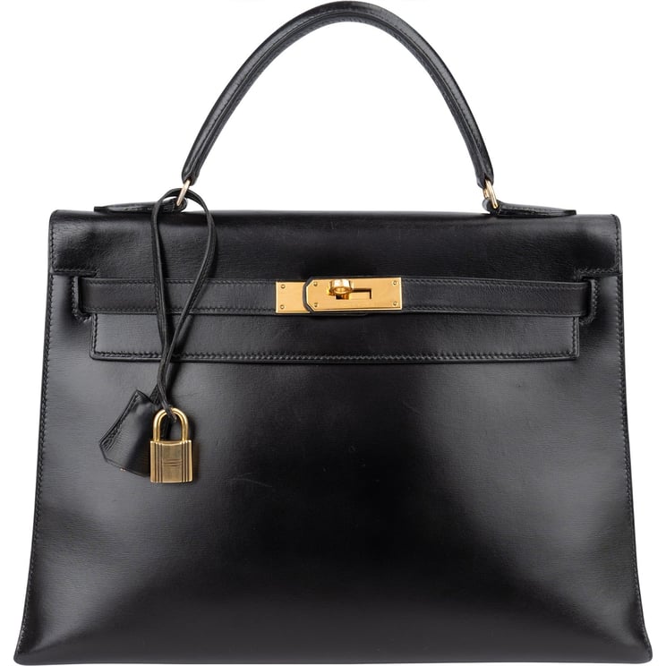 Hermès Hermès Box Calf Leather Kelly 32 Handbag