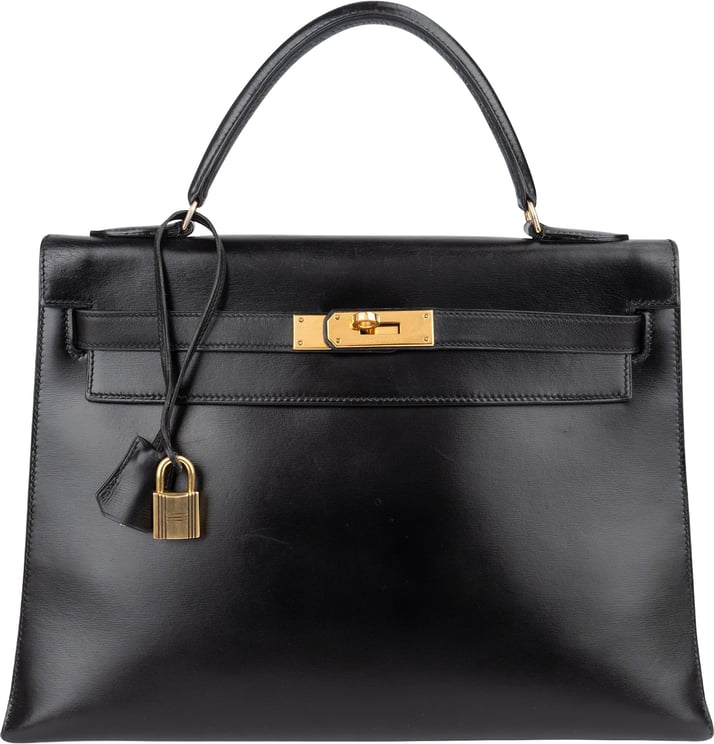 Hermès Hermès Box Calf Leather Kelly 32 Handbag