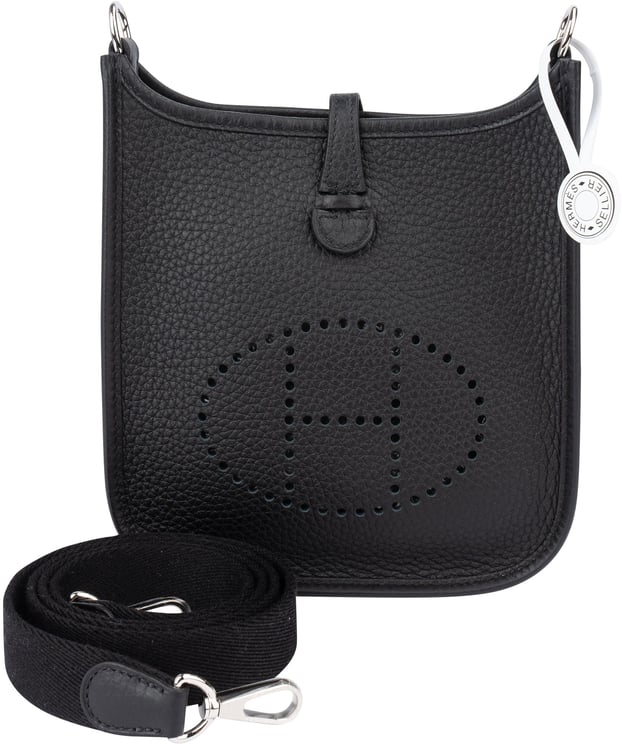 Hermès Hermès Clemence Leather Evelyne 16 Crossbody Bag