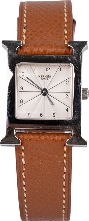 Hermès Hermès Silver Tone Heure H HH1.210N Women Watch