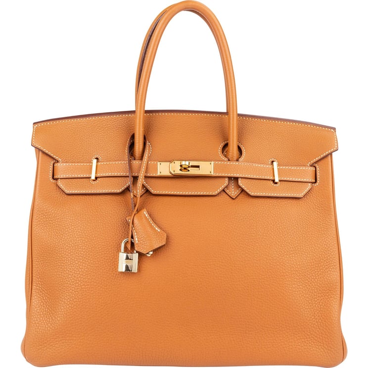 Hermès Hermès Natural Togo Leather Birkin 35 Handbag Gold Hardware
