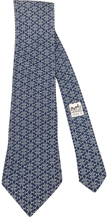 Hermès Hermès Printed Silk Tie Krawatte
