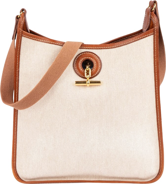 Hermès Hermès Toile Vespa PM Shoulder Bag