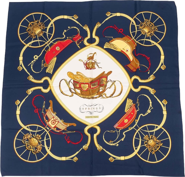 Hermès Hermès Springs Carré 90 Tuch Scarf