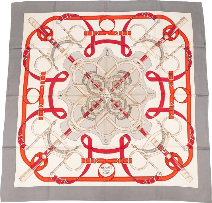 Hermès Hermès Eperon d'Or Carré 90 Tuch Scarf