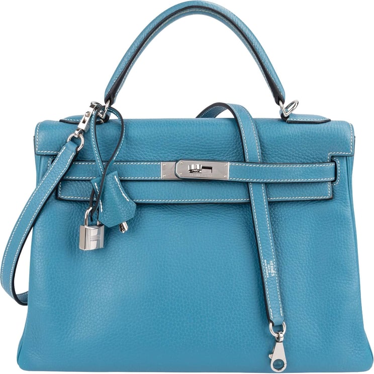 Hermès Hermès Togo Leather Kelly 32 Retourne Handbag