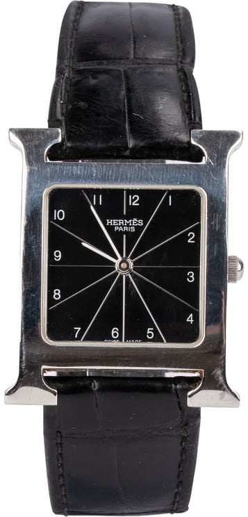 Hermès Hermès Silver Tone Heure H H1.510 Women Watch