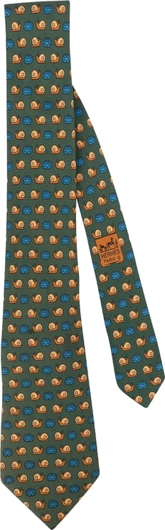 Hermès Hermès Snail Pattern Silk Tie Krawatte