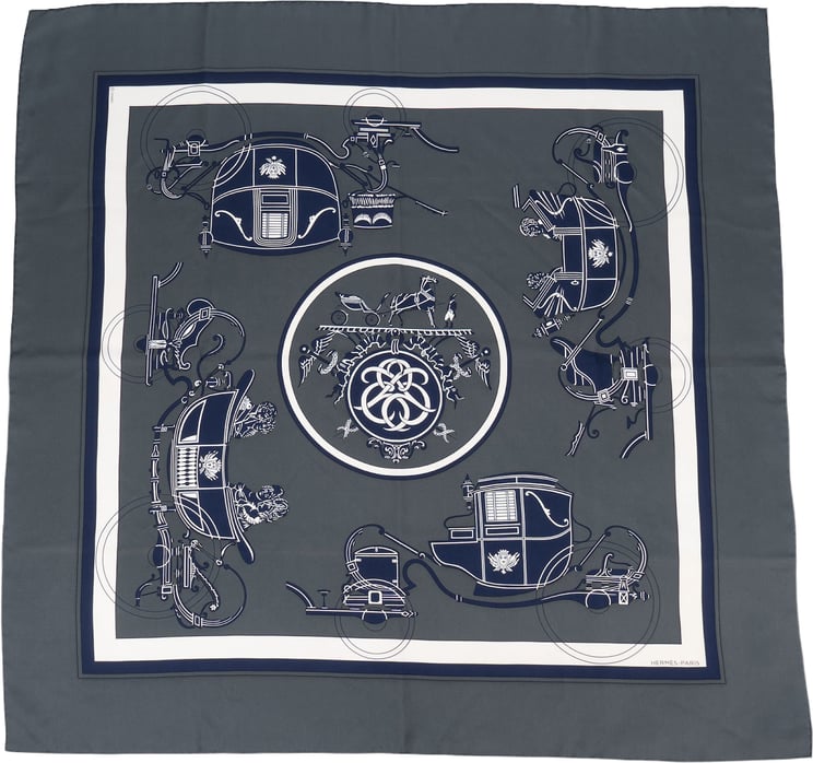 Hermès Hermès Springs Silk Carre 90 Scarf Tuch