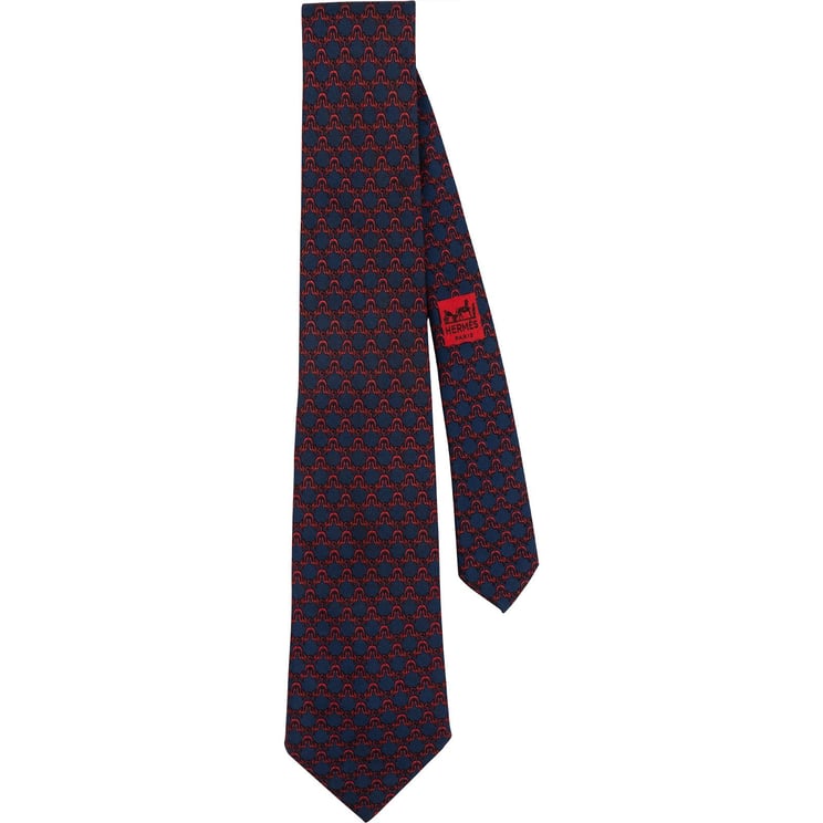 Hermès Hermès Chaîne d'Ancre Silk Tie Krawatte