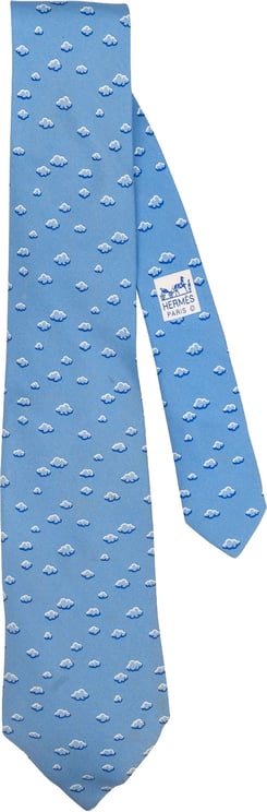 Hermès Hermès Cloud Print Silk Tie Krawatte