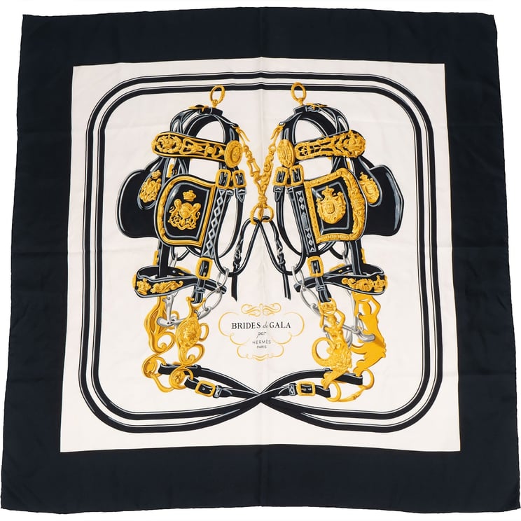 Hermès Hermès Brides de Gala Silk 90 Scarf Tuch