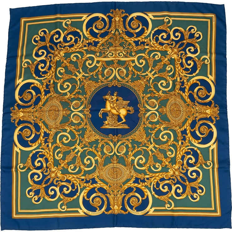 Hermès Hermès Les Tuileries Silk Carre 90 Scarf Tuch