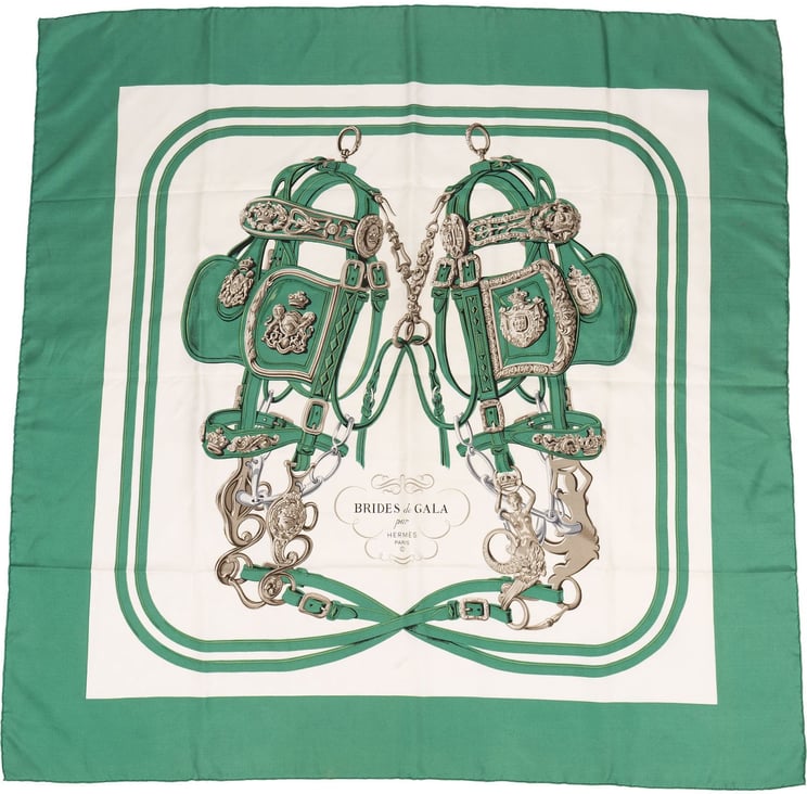 Hermès Hermès Brides de Gala Silk 90 Scarf Tuch