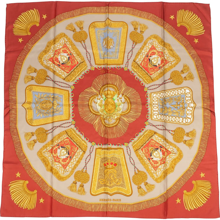 Hermès Hermès Passementerie Silk Carre 90 Scarf Tuch