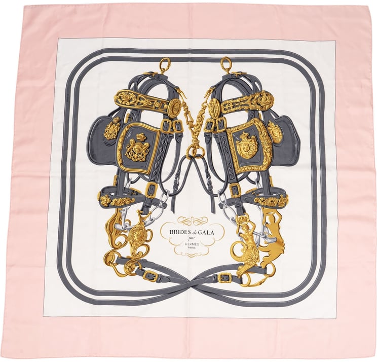 Hermès Hermès Brides de Gala Silk 90 Scarf Tuch