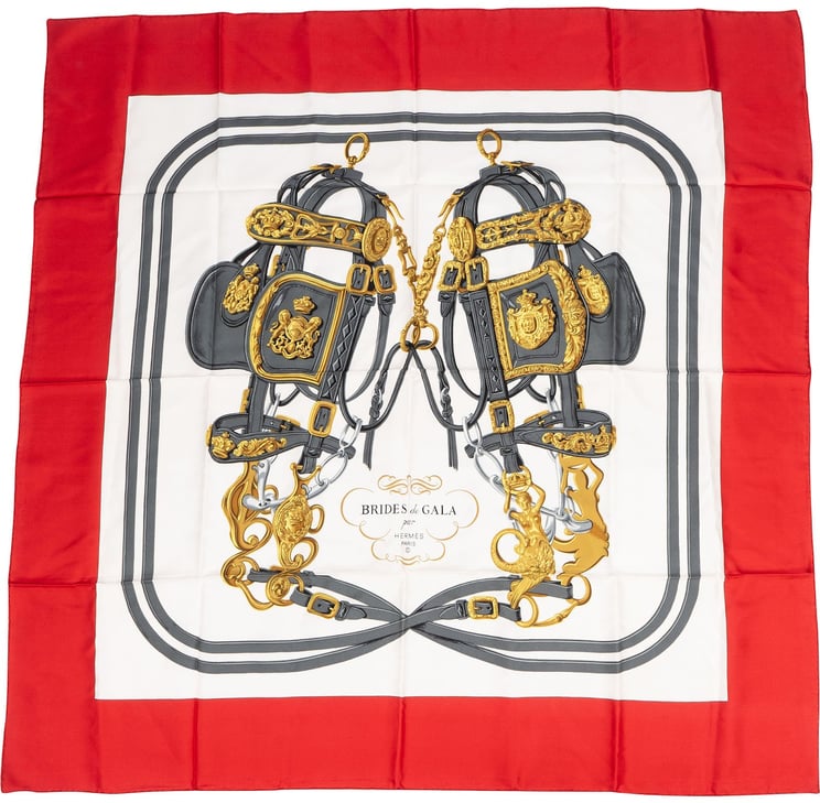 Hermès Hermès Brides de Gala Silk 90 Scarf Tuch