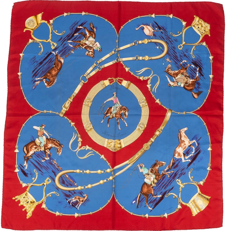 Hermès Hermès Pampa Silk 90 Scarf Tuch