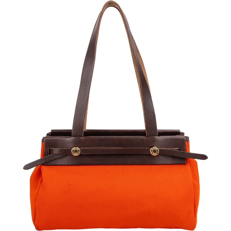 Hermès Hermès Classic Cotton Cabas PM Herbag Shoulder Bag