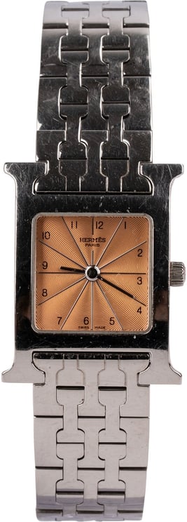Hermès Hermès Silver Tone Heure H HH1.210 Women Watch