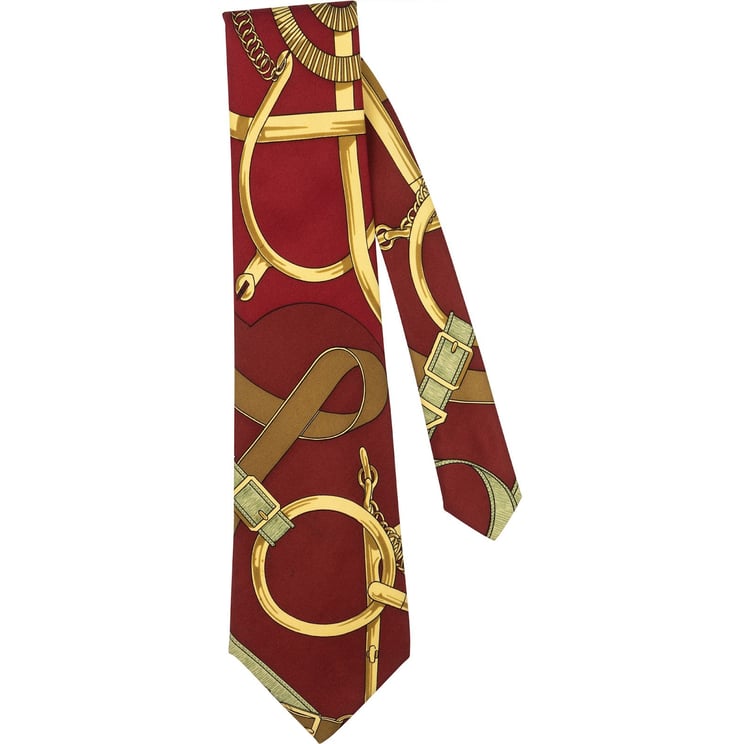 Hermès Hermès Mors & Filets Silk Tie Krawatte