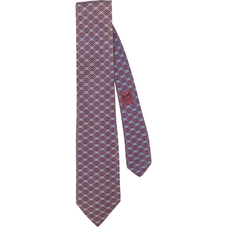 Hermès Hermès Patterned Silk Tie Krawatte