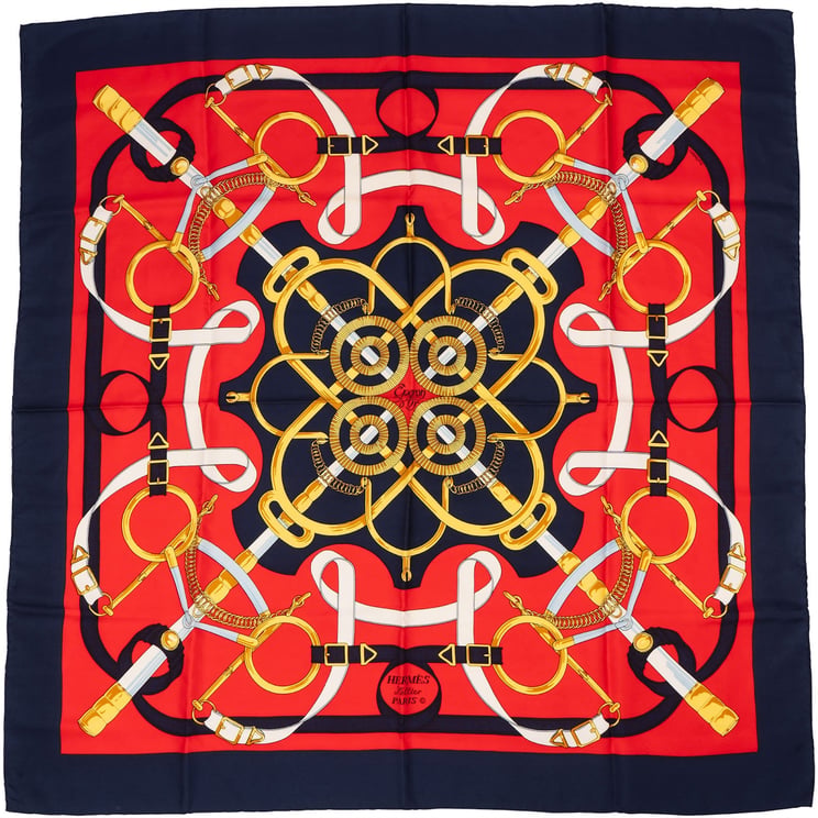 Hermès Hermès Brides de Gala Silk 90 Scarf Tuch