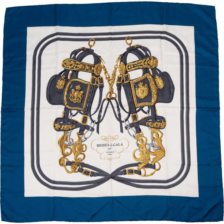 Hermès Hermès Brides de Gala Silk 90 Scarf Tuch